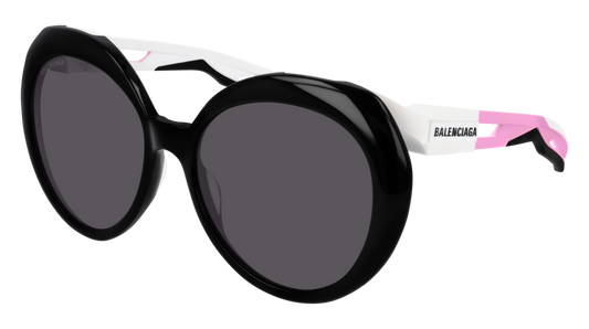 Balenciaga Sunglass Woman Black Pink Grey