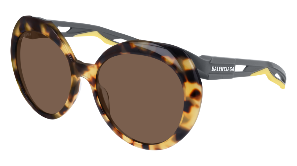 Balenciaga Sunglass Woman Havana Grey Brown