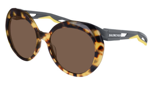 Balenciaga Sunglass Woman Havana Grey Brown