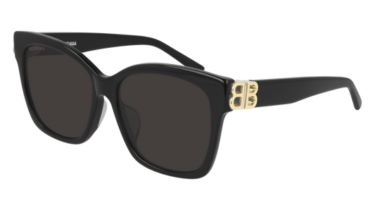 Balenciaga Sunglass Woman Black Gold Grey