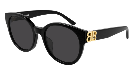 Balenciaga Sunglass Woman Black Gold Grey