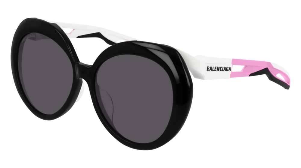 Balenciaga Sunglass Woman Black Pink Grey