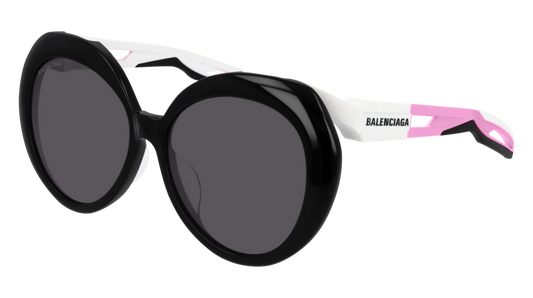 Balenciaga Sunglass Woman Black Pink Grey