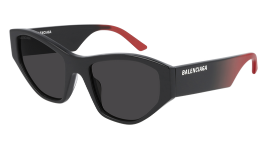 Balenciaga Sunglass Woman Black Red Grey