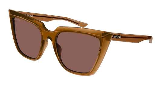 Balenciaga Sunglass Woman Brown Brown Brown