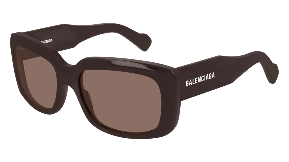 Balenciaga Sunglass Woman Brown Brown Brown