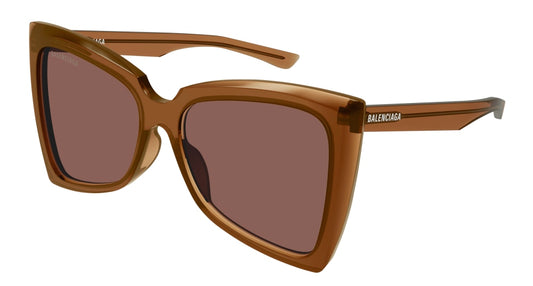 Balenciaga Sunglass Woman Brown Brown Brown