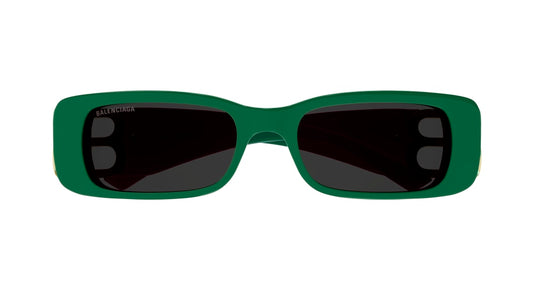 Balenciaga Sunglass Woman Green Gold Grey