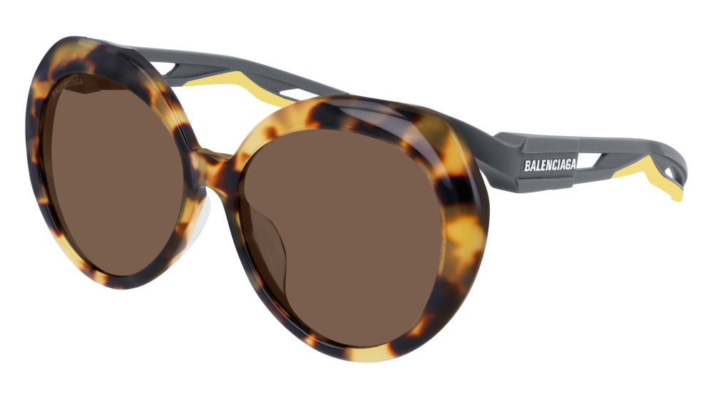 Balenciaga Sunglass Woman Havana Grey Brown