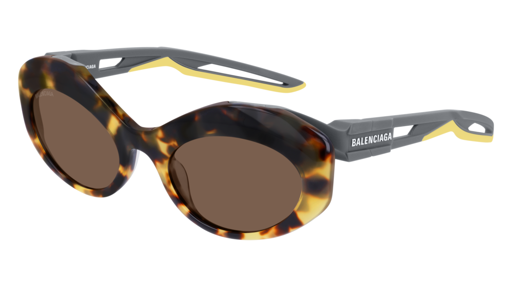 Balenciaga Sunglass Woman Havana Grey Brown