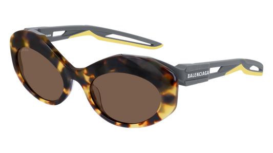 Balenciaga Sunglass Woman Havana Grey Brown