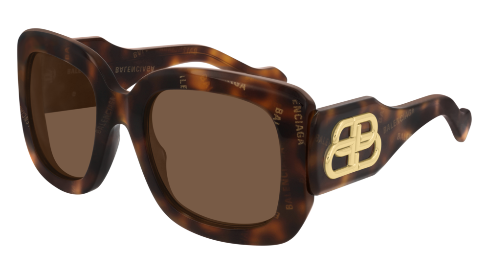 Balenciaga Sunglass Woman Havana Havana Brown