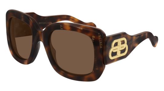 Balenciaga Sunglass Woman Havana Havana Brown