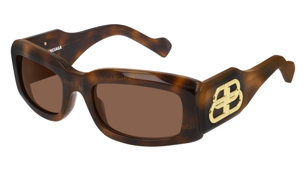 Balenciaga Sunglass Woman Havana Havana Brown