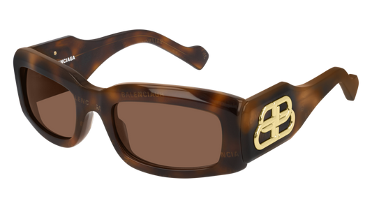 Balenciaga Sunglass Woman Havana Havana Brown