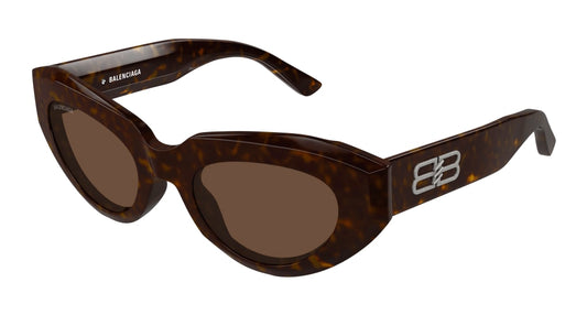 Balenciaga Sunglass Woman Havana Havana Brown