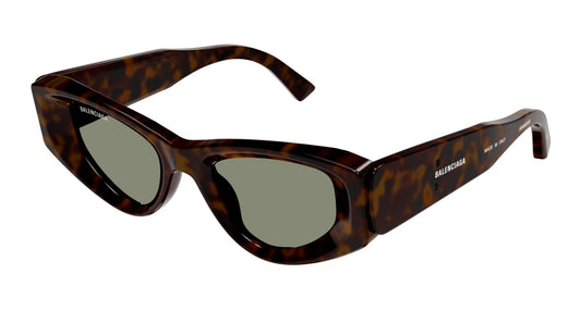 Balenciaga Sunglass Woman Havana Havana Green