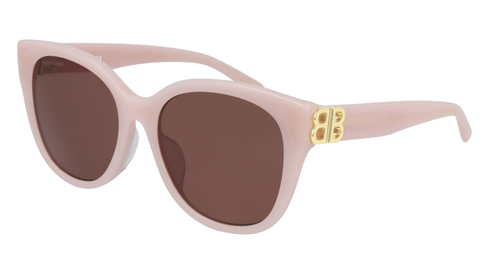 Balenciaga Sunglass Woman Pink Gold Red