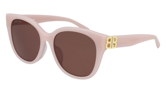 Balenciaga Sunglass Woman Pink Gold Red