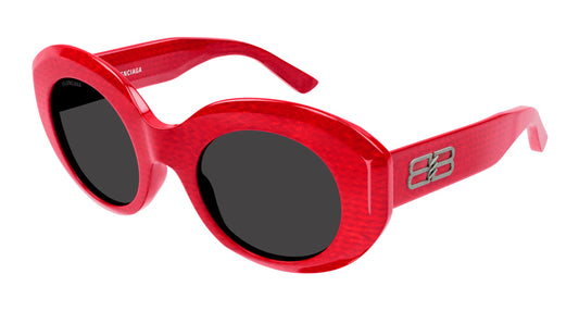 Balenciaga Sunglass Woman Red Red Grey