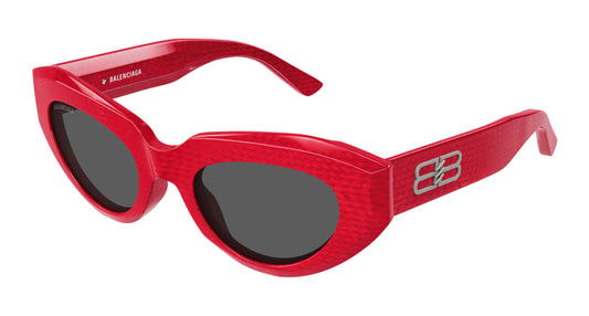 Balenciaga Sunglass Woman Red Red Grey