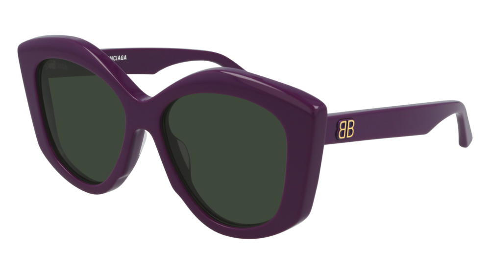 Balenciaga Sunglass Woman Violet Violet Green