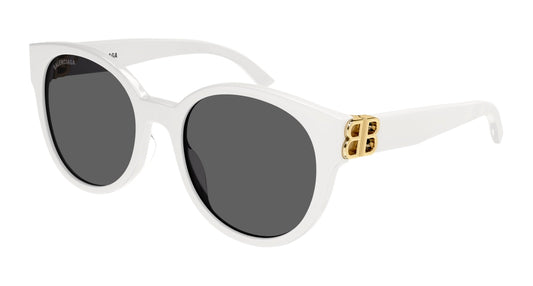 Balenciaga Sunglass Woman White Gold Grey