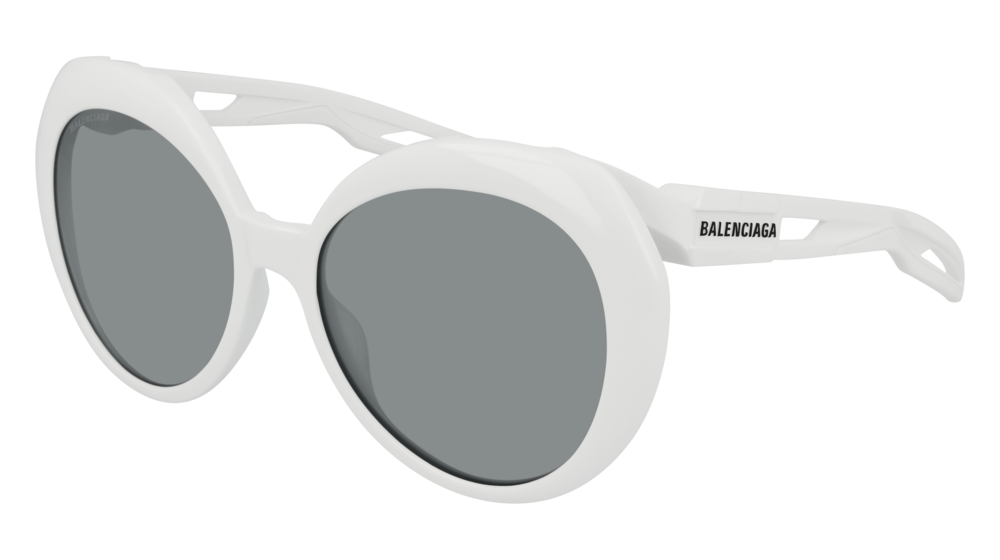 Balenciaga Sunglass Woman White White Grey