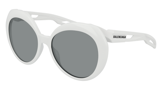 Balenciaga Sunglass Woman White White Grey