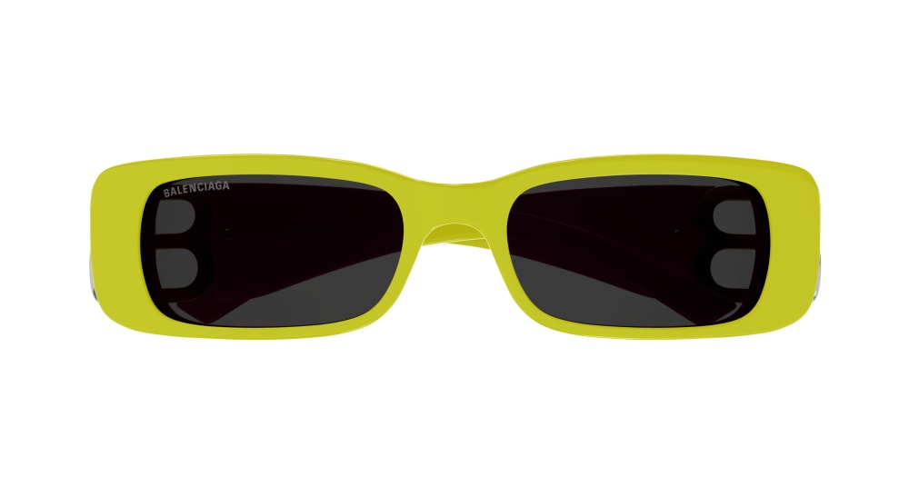 Balenciaga Sunglass Woman Yellow Silver Grey