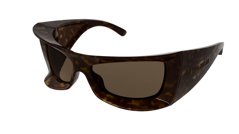 Balenciaga Sunglass Woman Havana Havana Brown