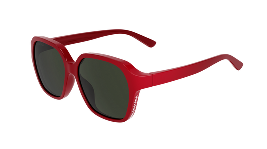 Balenciaga Sunglass Woman Red Red Green