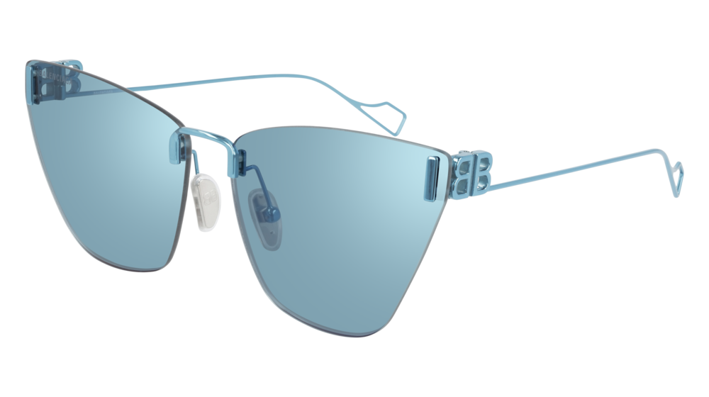 Balenciaga Sunglass Woman Light Blue Light Blue Light Blue