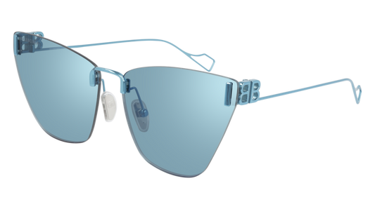 Balenciaga Sunglass Woman Light Blue Light Blue Light Blue