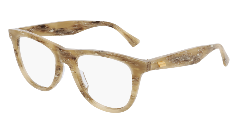 Bottega Veneta Optical Frame Man Beige Beige Transparent