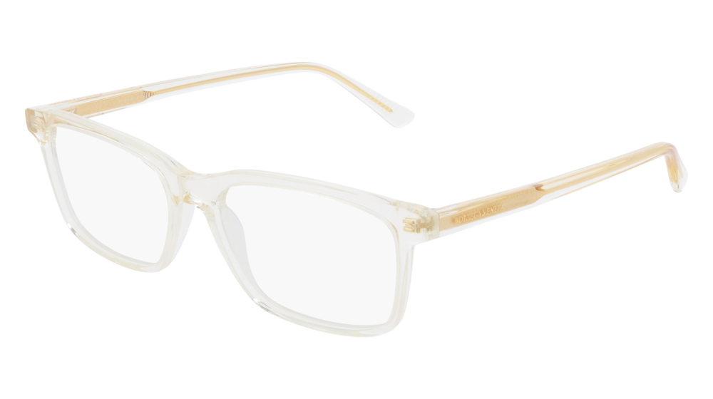 Bottega Veneta Optical Frame Man Beige Beige Transparent