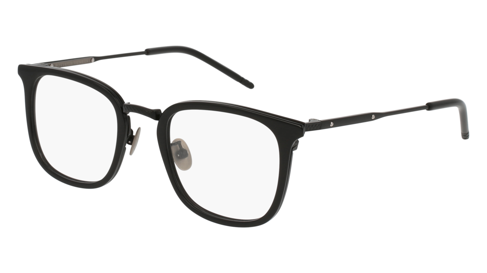 Bottega Veneta Optical Frame Man Black Black Transparent