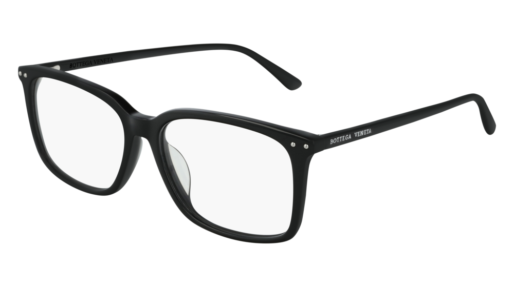 Bottega Veneta Optical Frame Man Black Black Transparent