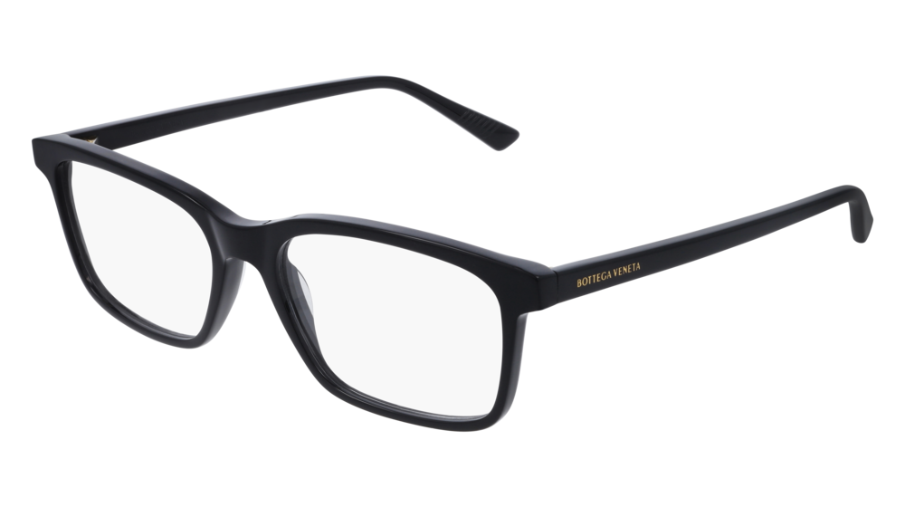 Bottega Veneta Optical Frame Man Black Black Transparent