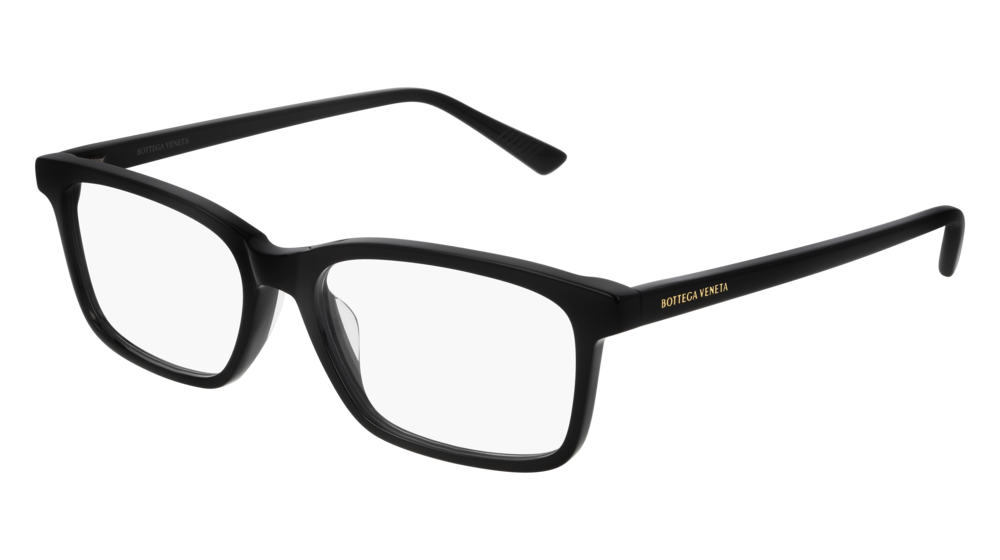 Bottega Veneta Optical Frame Man Black Black Transparent