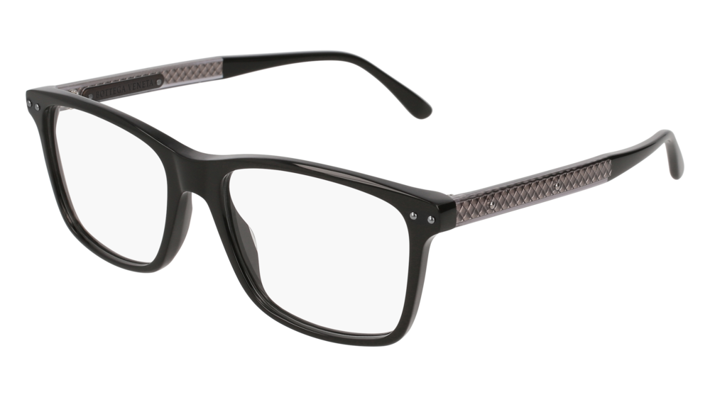 Bottega Veneta Optical Frame Man Black Grey Transparent