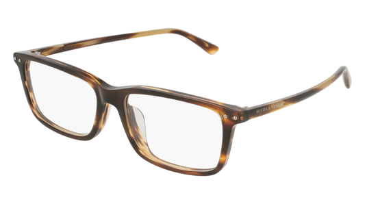 Bottega Veneta Optical Frame Man Brown Brown Transparent