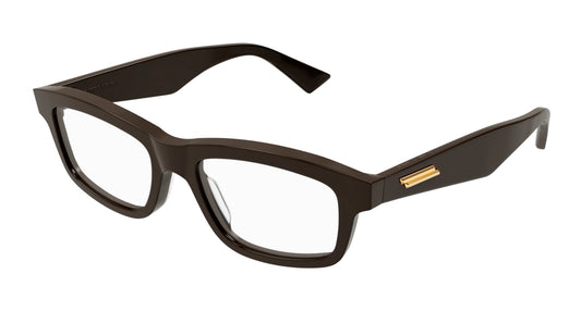 Bottega Veneta Optical Frame Man Brown Brown Transparent