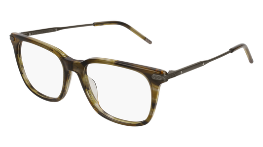 Bottega Veneta Optical Frame Man Green Ruthenium Transparent