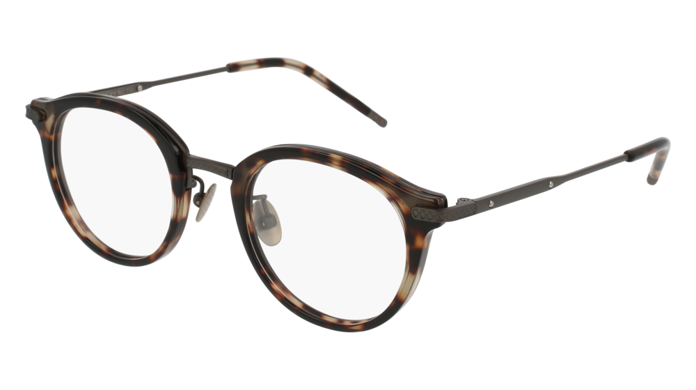 Bottega Veneta Optical Frame Man Grey Ruthenium Transparent