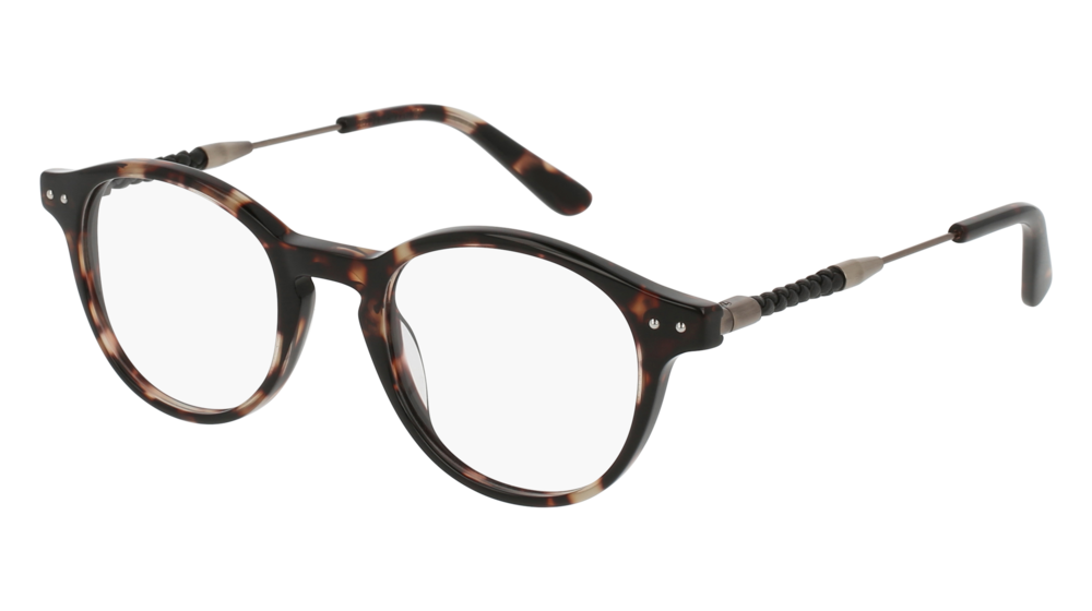 Bottega Veneta Optical Frame Man Havana Black Transparent