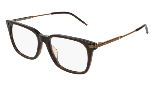 Bottega Veneta Optical Frame Man Havana Bronze Transparent