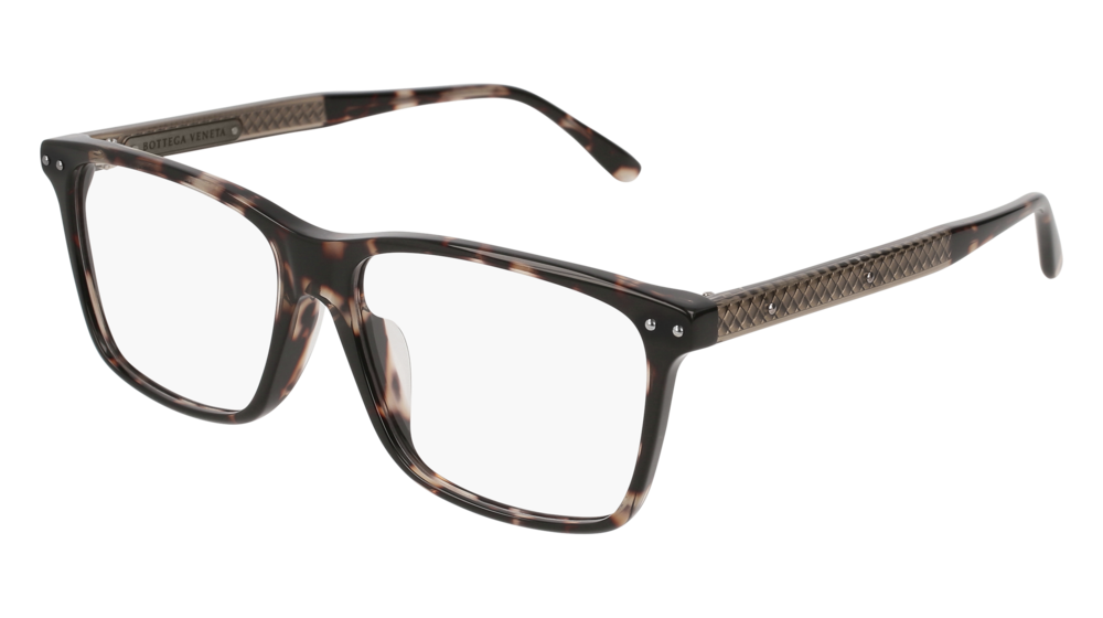 Bottega Veneta Optical Frame Man Havana Brown Transparent