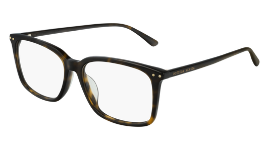 Bottega Veneta Optical Frame Man Havana Havana Transparent