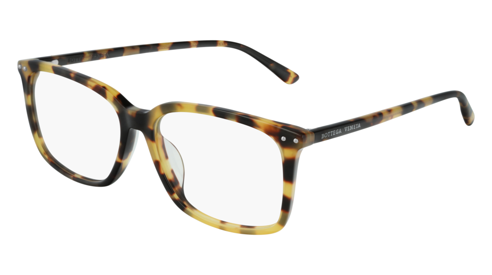 Bottega Veneta Optical Frame Man Havana Havana Transparent